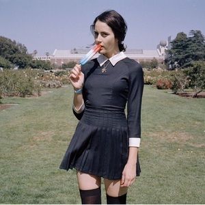 L’ecole des Femmes Navy “Belle du Jour” Dress